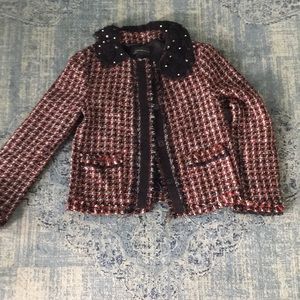 Zara plaid blazer